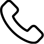 Black telephone icon representing contact or communication for Covaney & Covaney